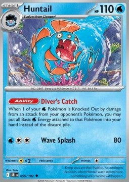 Huntail⁣ - Destined Rivals⁣ (Uncommon)⁣ [055]