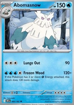 Abomasnow⁣ - Destined Rivals⁣ (Uncommon)⁣ [060]