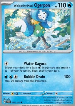 Wellspring Mask Ogerpon⁣ - Destined Rivals⁣ (Uncommon)⁣ [067]