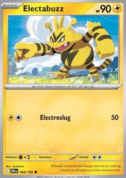 Electabuzz⁣ - Destined Rivals⁣ (Common)⁣ [068]