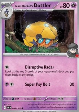 Team Rocket's Dottler⁣ - Destined Rivals⁣ (Common)⁣ [088]