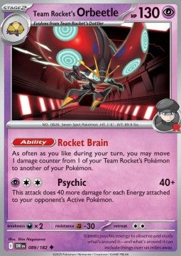 Team Rocket's Orbeetle⁣ - Destined Rivals⁣ (Uncommon)⁣ [089]