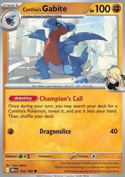 Cynthia's Gabite⁣ - Destined Rivals⁣ (Common)⁣ [103]