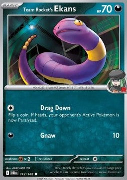 Team Rocket's Ekans⁣ - Destined Rivals⁣ (Common)⁣ [112]