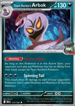 Team Rocket's Arbok⁣ - Destined Rivals⁣ (Uncommon)⁣ [113]