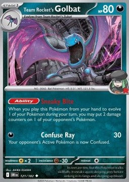 Team Rocket's Golbat⁣ - Destined Rivals⁣ (Uncommon)⁣ [121]