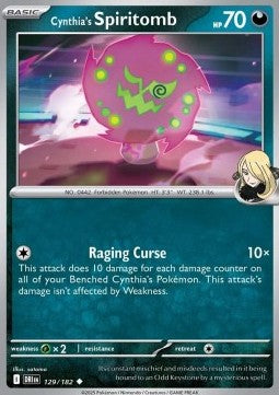 Cynthia's Spiritomb⁣ - Destined Rivals⁣ (Uncommon)⁣ [129]