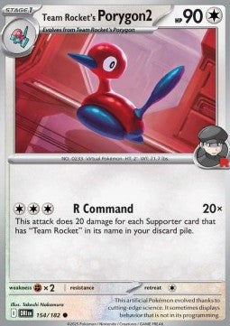 Team Rocket's Porygon2⁣ - Destined Rivals⁣ (Common)⁣ [154]