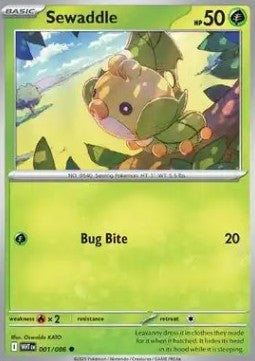 Sewaddle⁣ - White Flare⁣ (Common)⁣ [001]