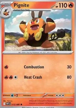 Pignite⁣ - White Flare⁣ (Common)⁣ [012]