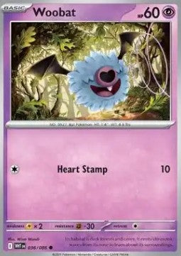 Woobat⁣ - White Flare⁣ (Common)⁣ [036]