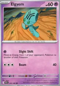 Elgyem⁣ - Black Bolt⁣ (Common)⁣ [040]