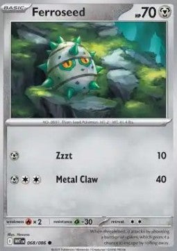 Ferroseed⁣ - White Flare⁣ (Common)⁣ [068]