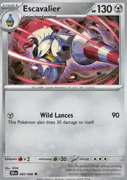 Escavalier⁣ - Black Bolt⁣ (Uncommon)⁣ [060]