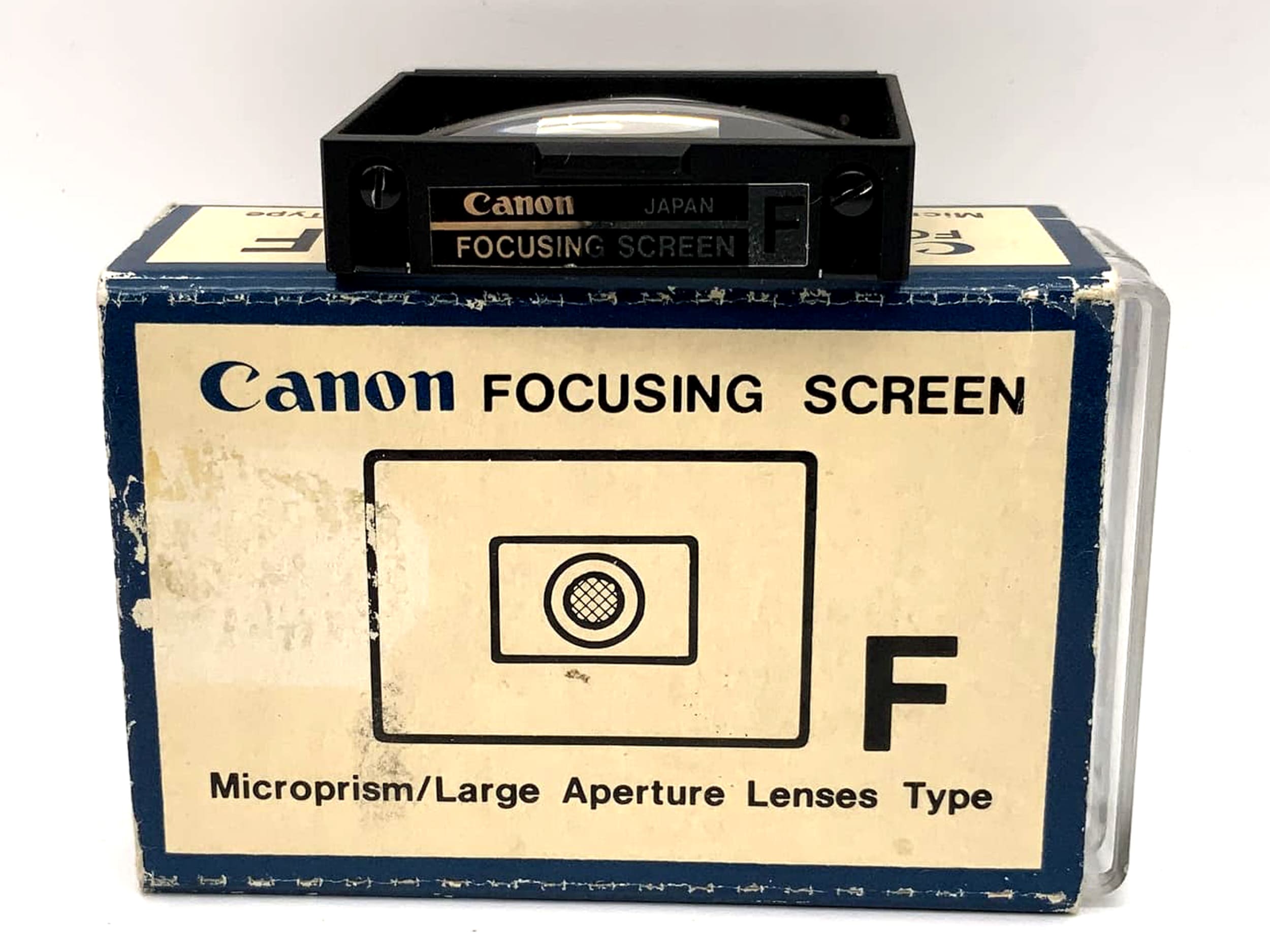 Canon Einstellscheibe F für Canon F-1 Focusing Screen L Mattscheibe mit OVP