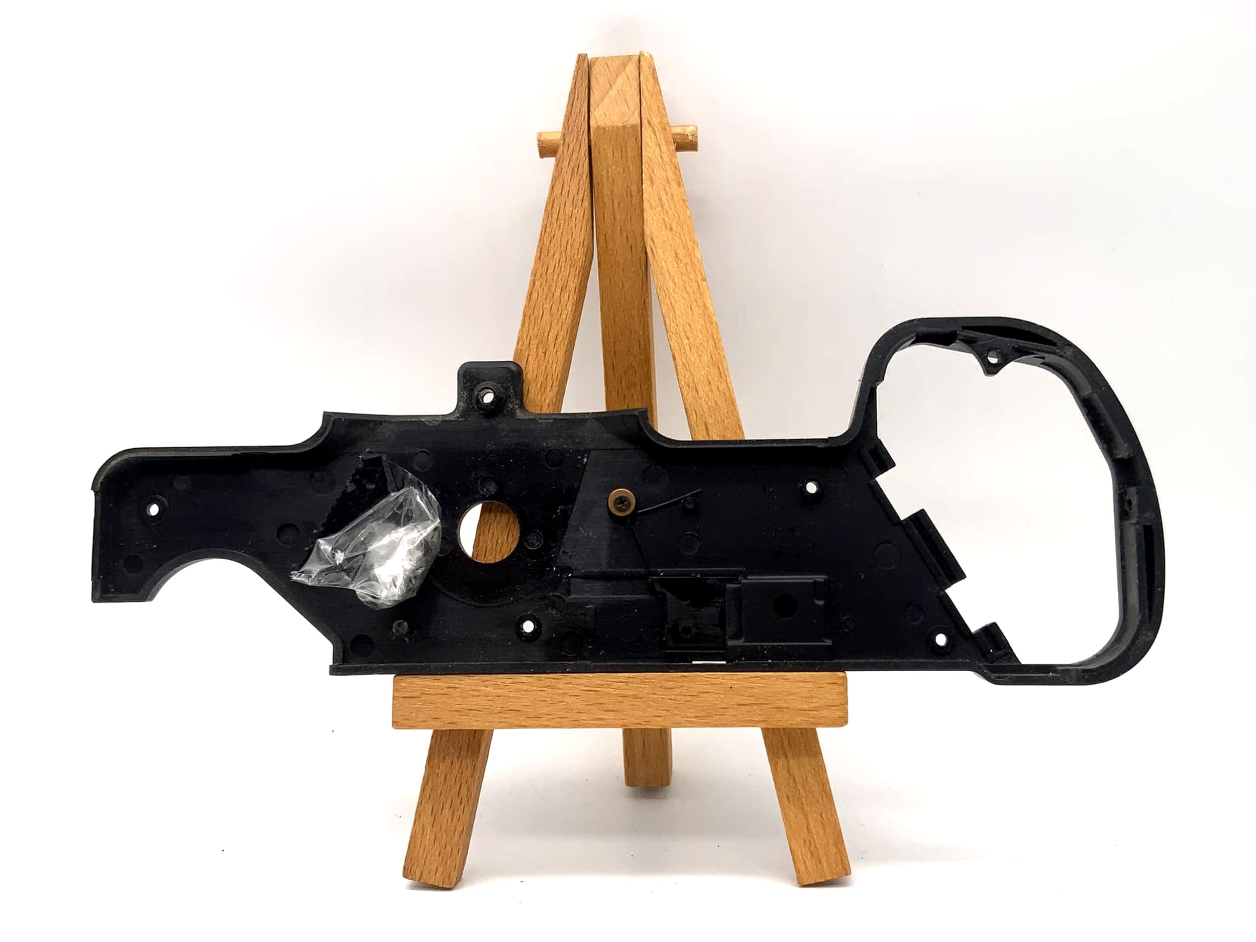 Chinon Bodenplatte CP-9 AF schwarz Base Plate Ersatzteil