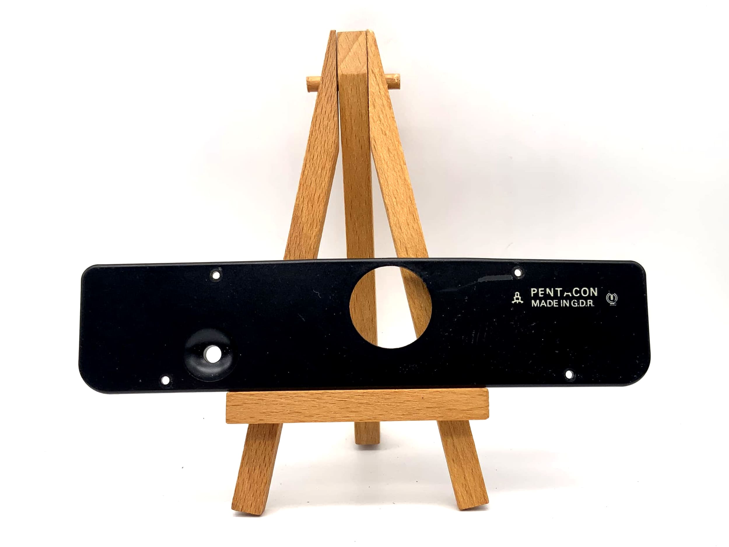 Pentacon Bodenplatte Praktica LTL schwarz Base Plate Ersatzteil