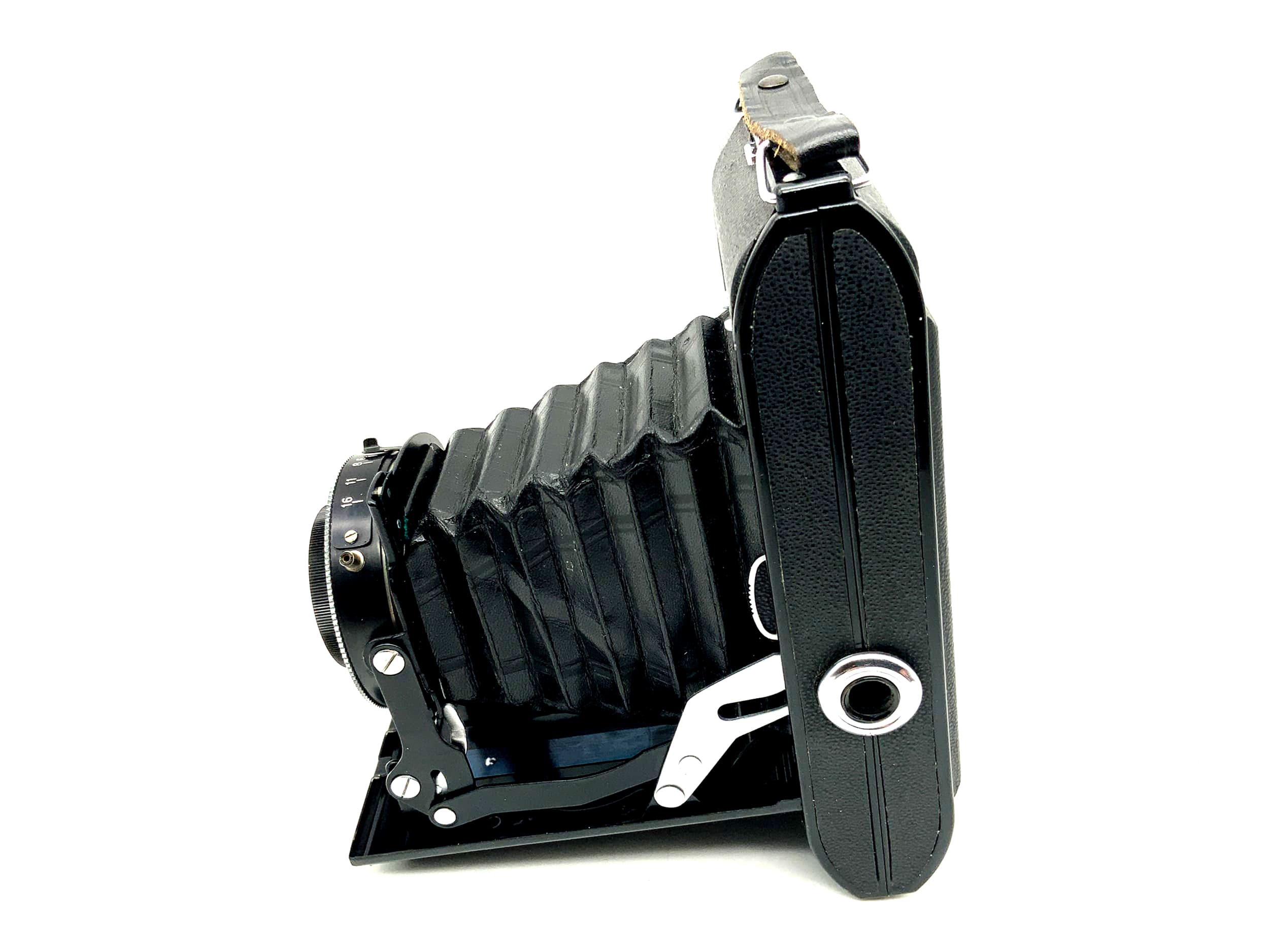 VEB Belfoca I Klappkamera mit Binor 6.3/105 Binor