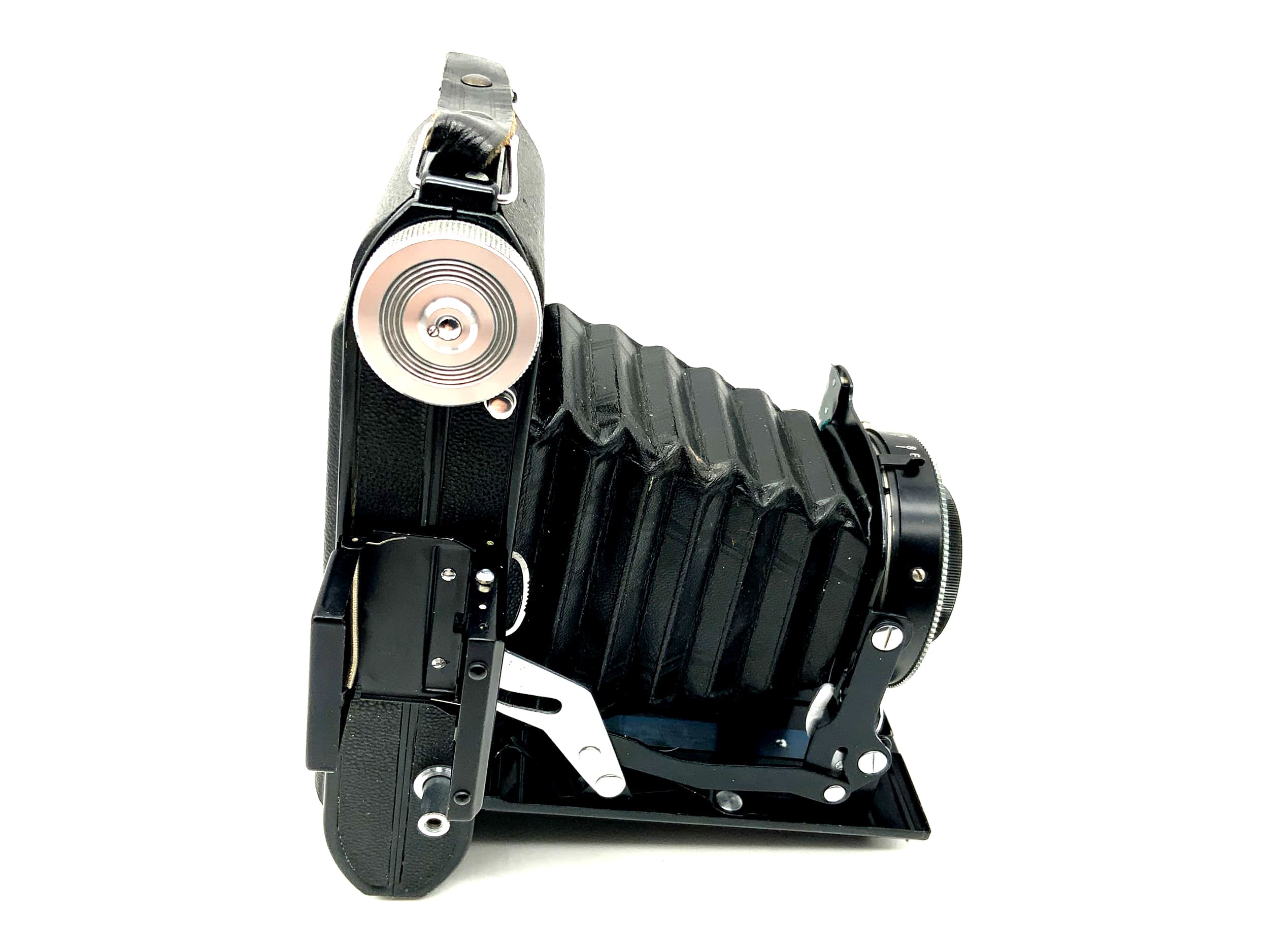 VEB Belfoca I Klappkamera mit Binor 6.3/105 Binor