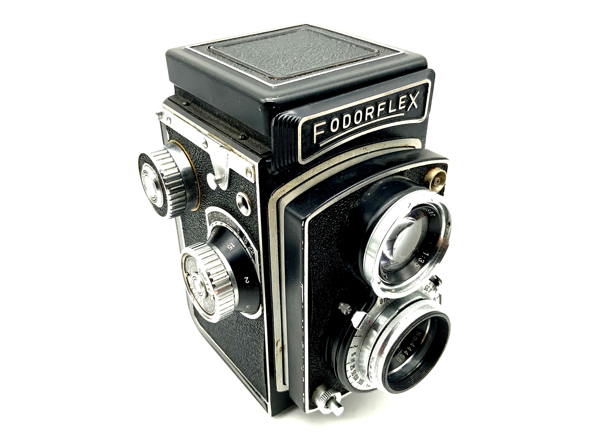 Fodor Fodorflex TLR mit Biokor 1:3.5 f=80mm F.C Synchro-Compur zweiäugige Kamera