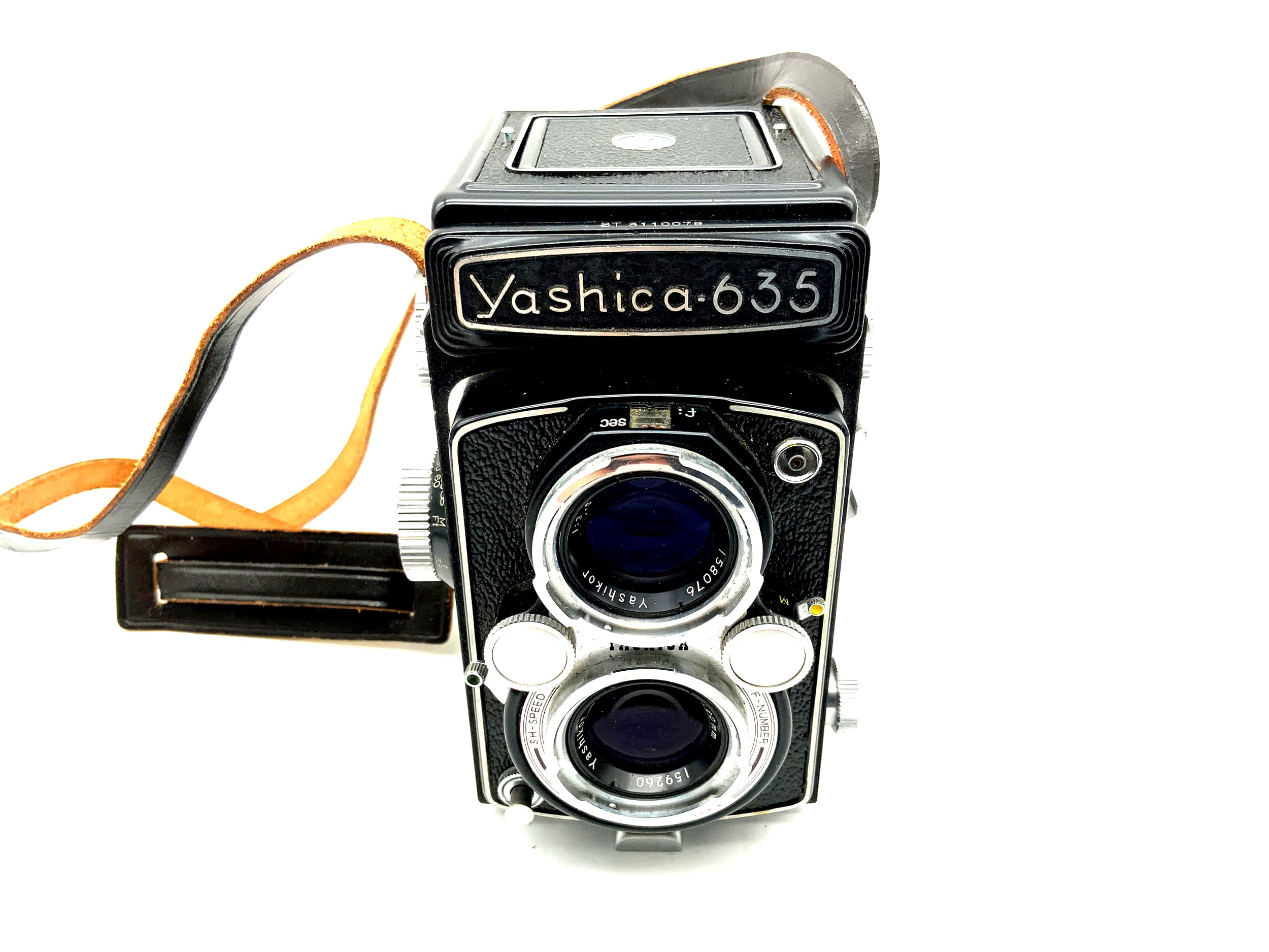 Yashica 635 TLR mit Yashikor 1:3.5 f=80mm Copal-MXV zweiäugige Kamera