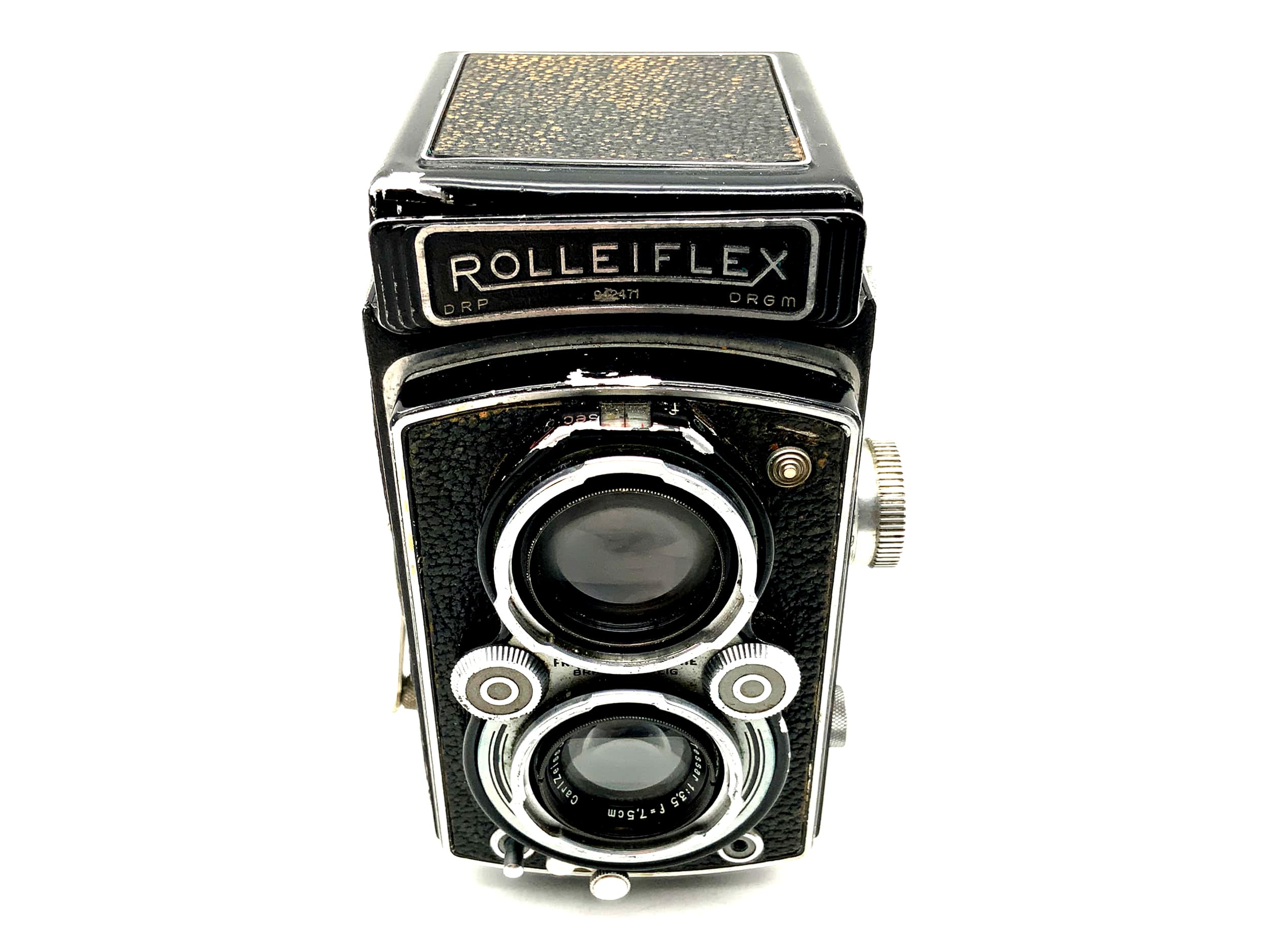 Rollei Rolleiflex TLR mit Tessar 1:3.5 f=7.5cm Compur Rapid zweiäugige Kamera