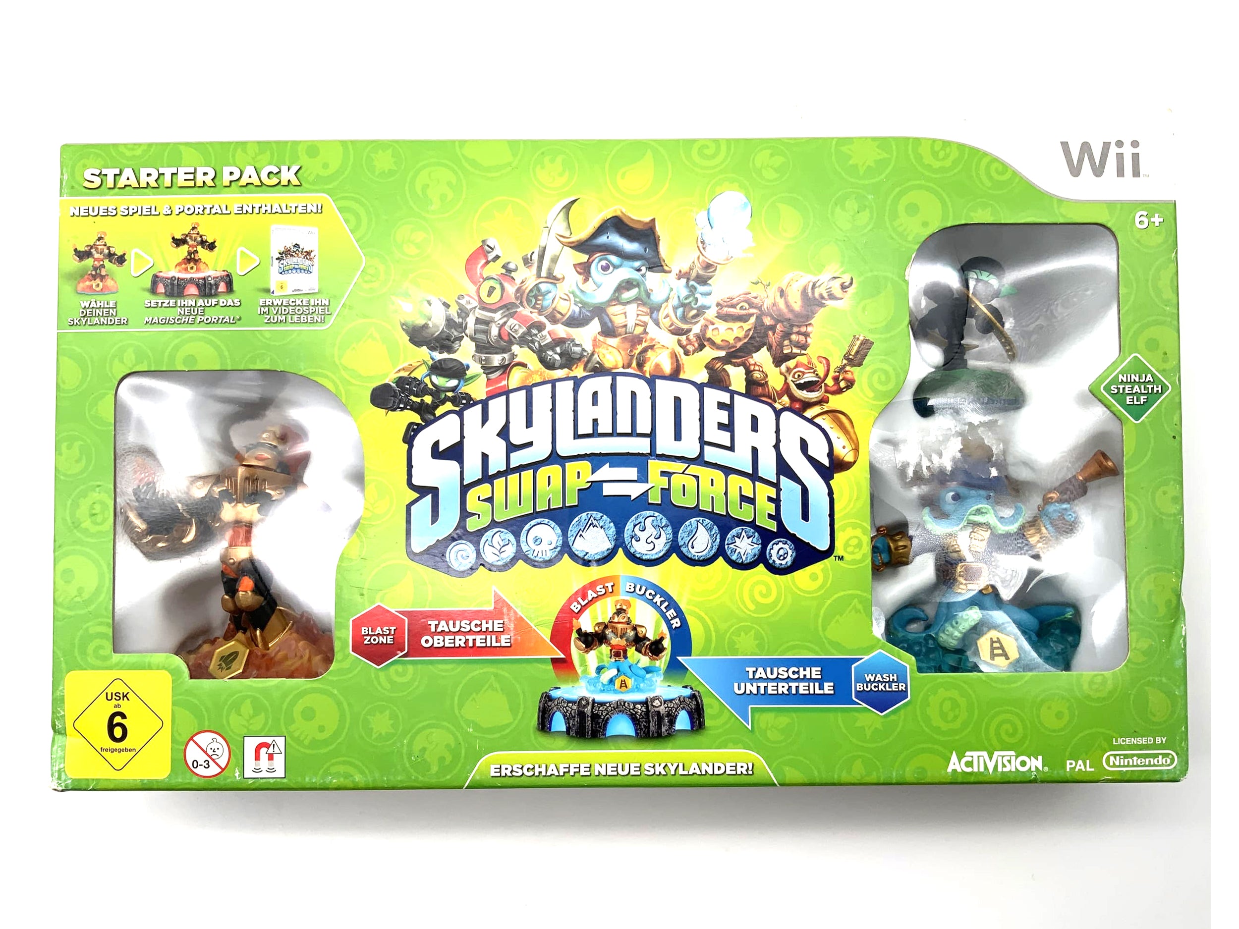 Skylanders Swap Force Starter Pack in OVP für Nintendo Wii