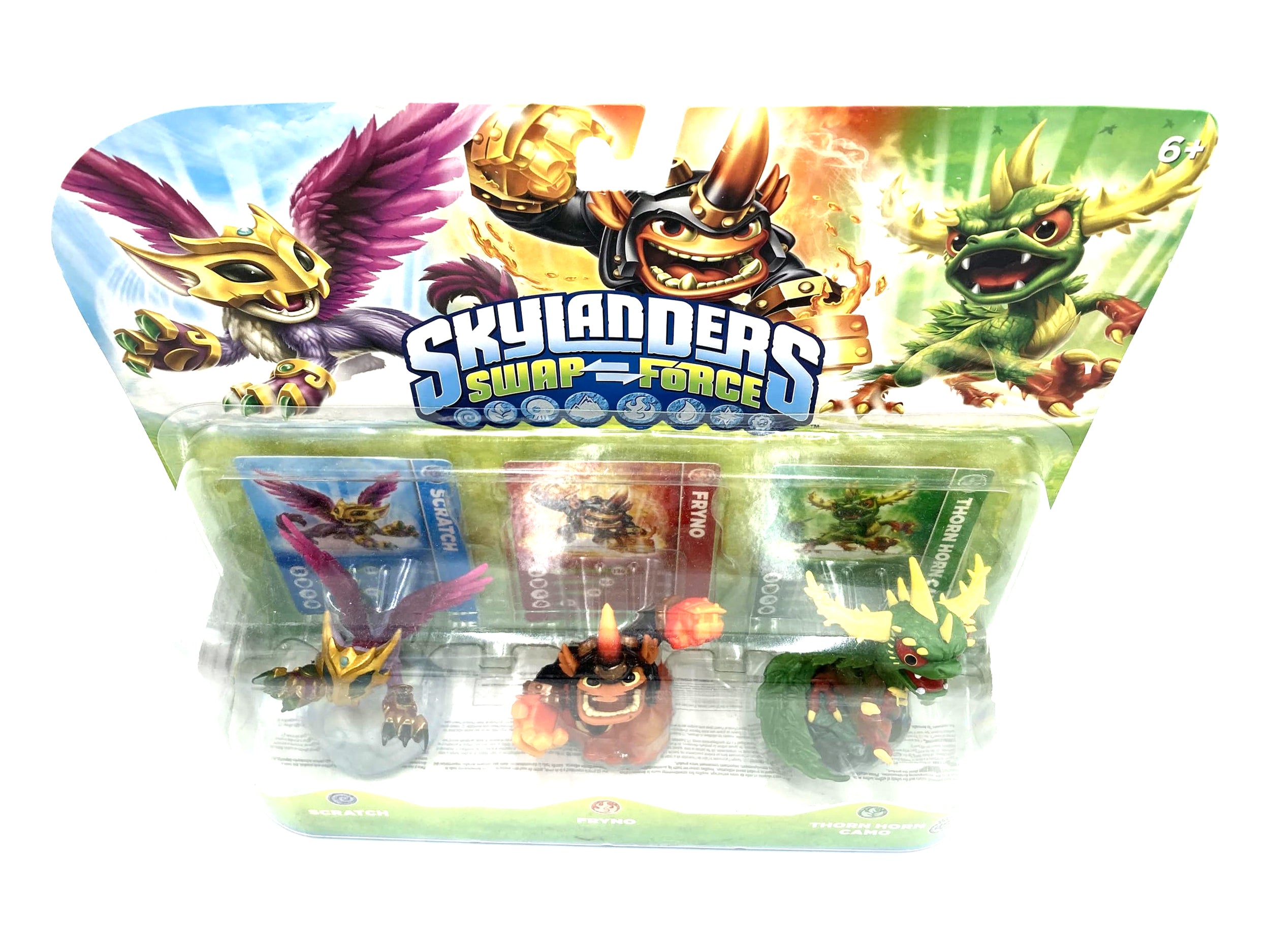 Skylanders Swap Force 3er Pack Scratch Fryno Camo neu und ovp originalverpackt