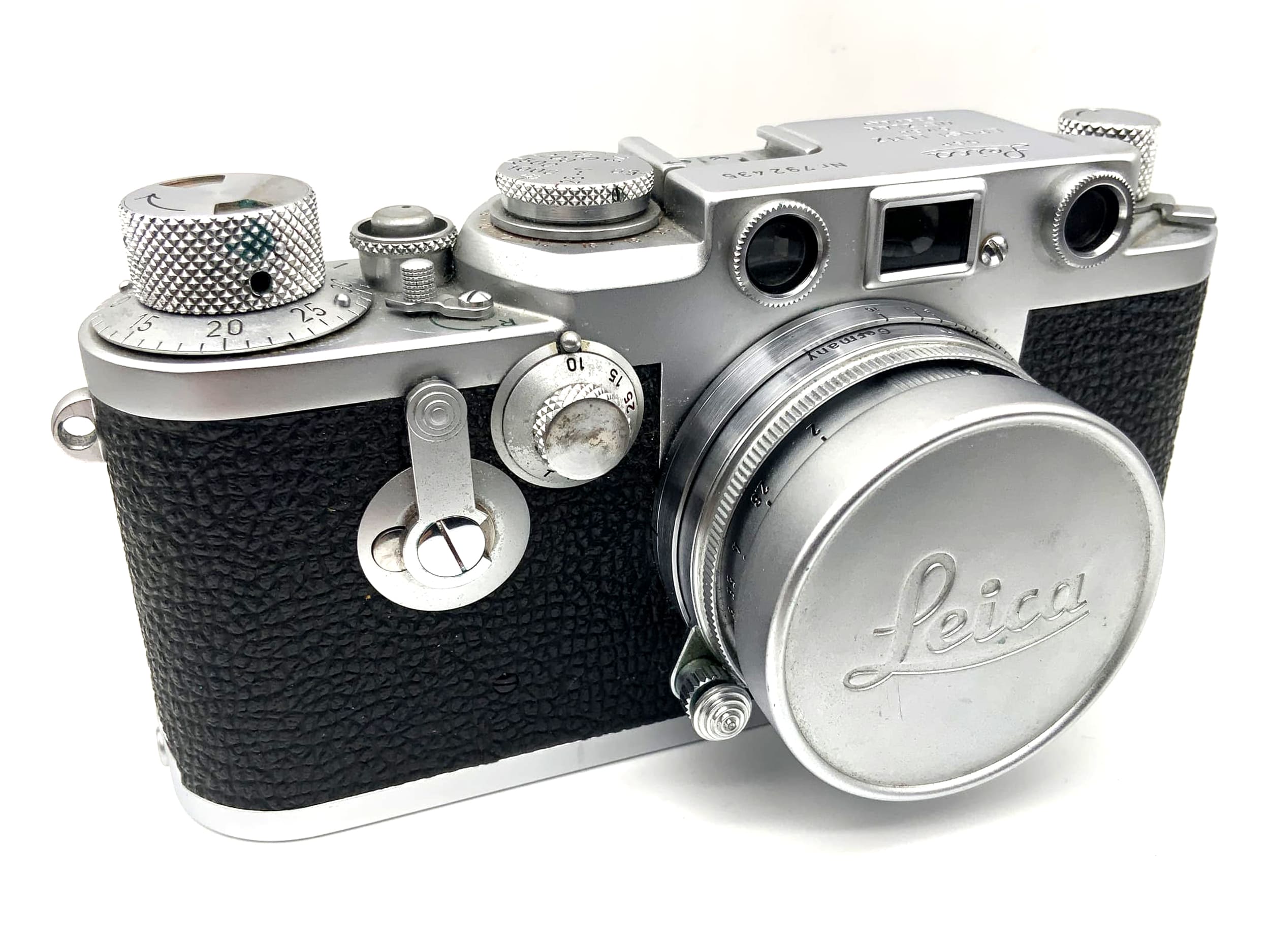 Leitz Leica III f 1956 Sucherkamera + Summicron 5cm 1:2 50mm Leica 3f Nr.792435