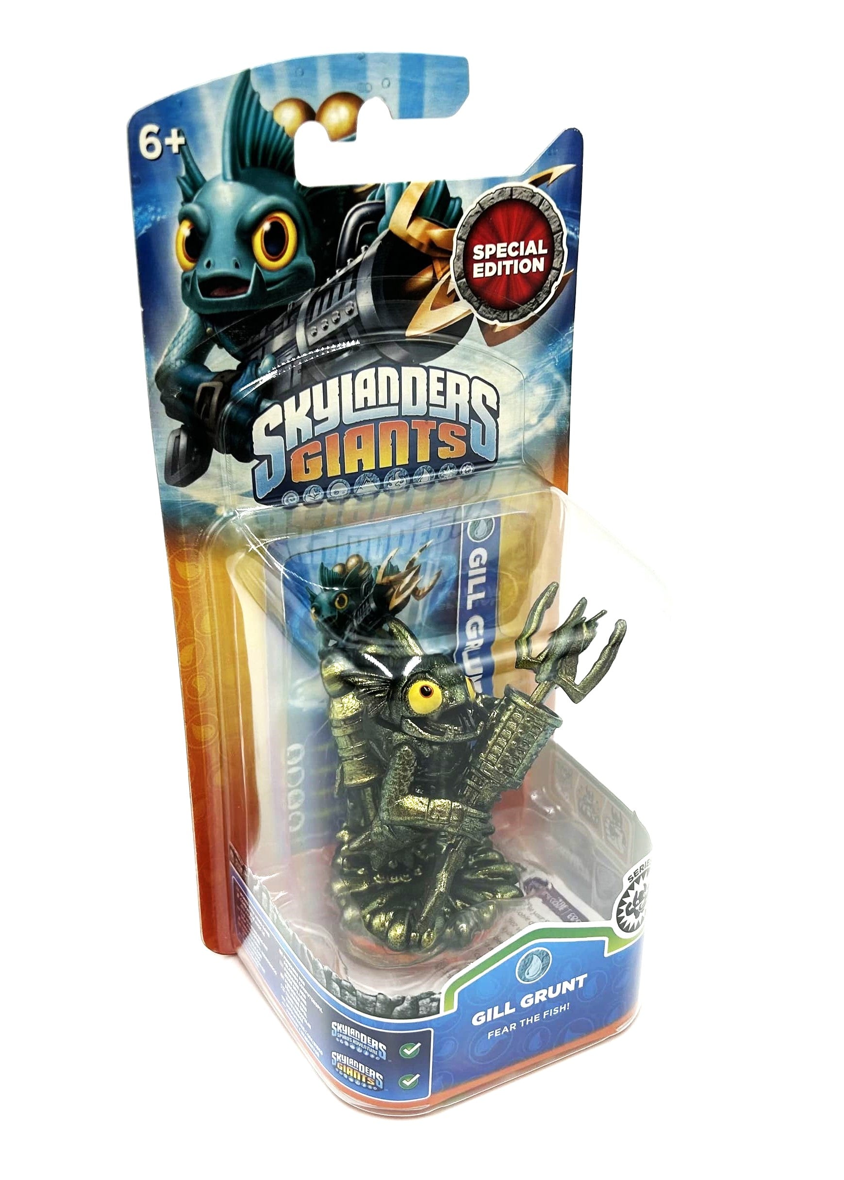 Skylanders Giants Metallic Green Gill Grunt in Originalverpackung OVP Chase
