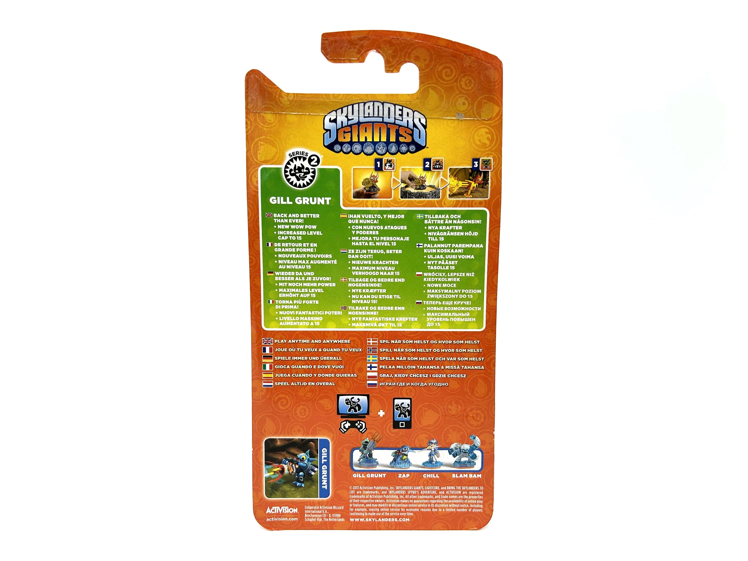 Skylanders Giants Metallic Green Gill Grunt in Originalverpackung OVP Chase