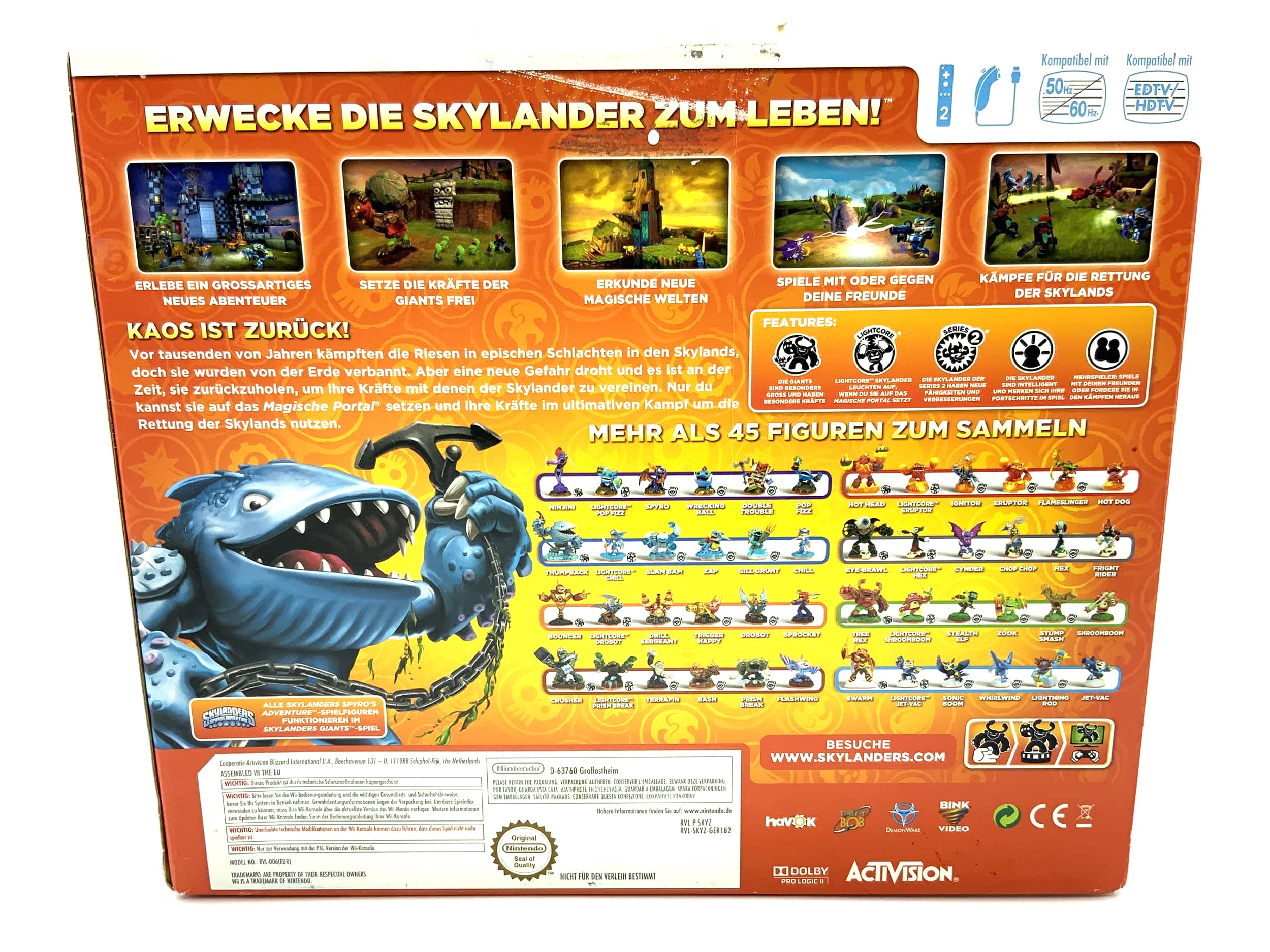 Skylanders Giants Booster Pack für Nintendo Wii starter Pack
