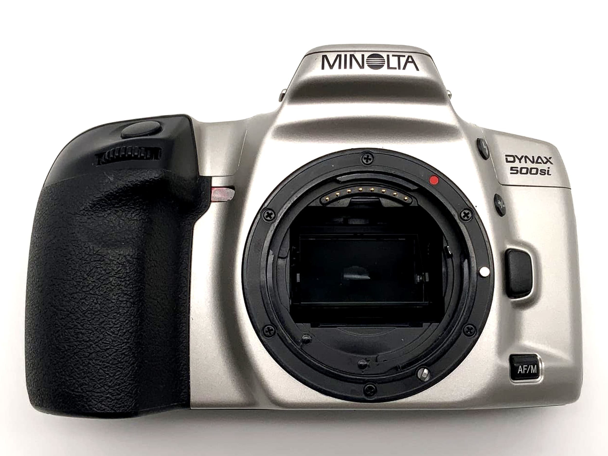 Minolta Dynax 500 si Spiegelreflexkamera 35mm AF Autofokus Analogkamera silber