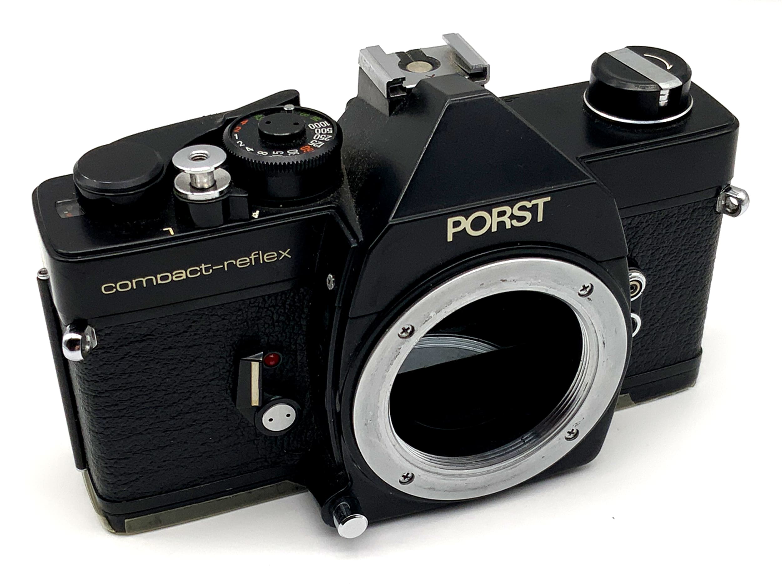 Porst compact-reflex !Beli defekt! Body Gehäuse SLR analoge Spiegelreflexkamera
