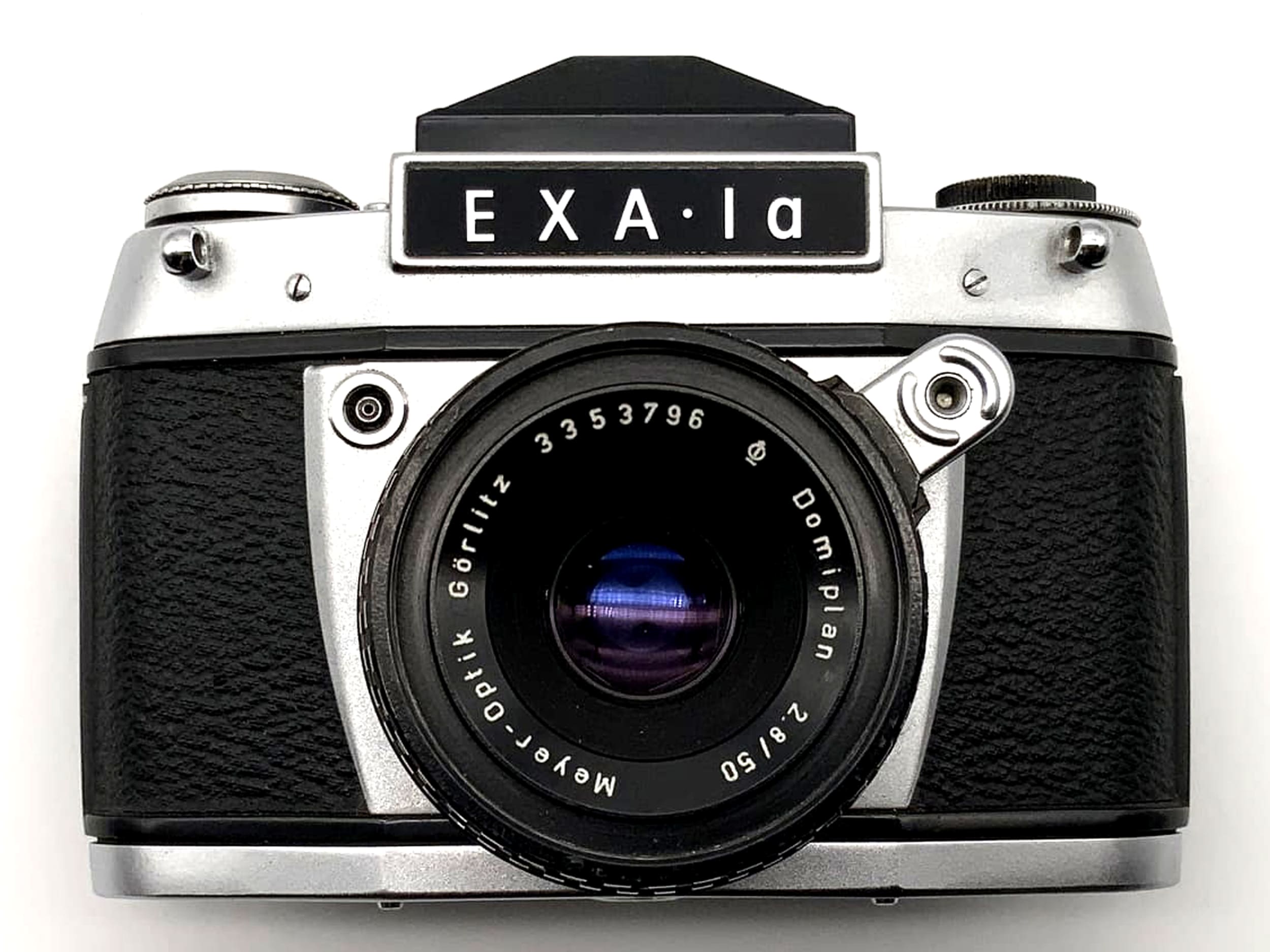 Exakta EXA 1a mit Meyer Optik Görlitz 2.8 50mm Spiegelreflexkamera 35mm analog
