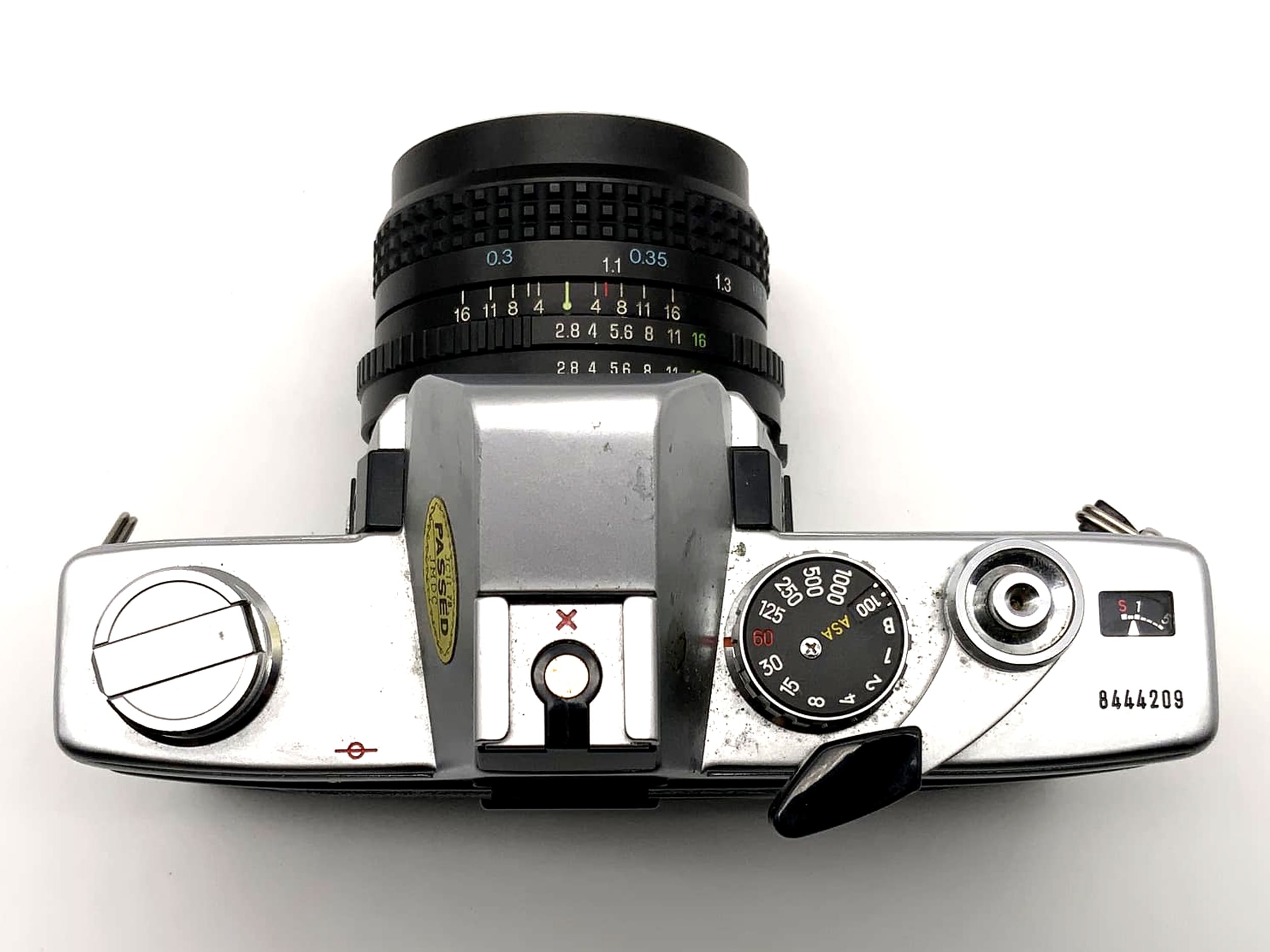 Minolta SRT 100x mit Tokina RMC 2.8 28mm Spiegelreflexkamera 35mm analog