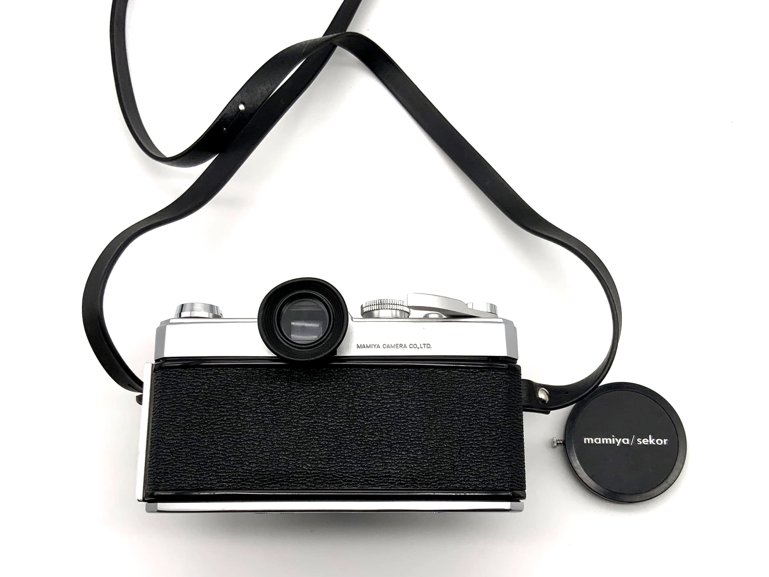 Mamiya Sekor analoge Spiegelreflexkamera mit Mamiya Sekor 1:2.8 50mm Objektiv