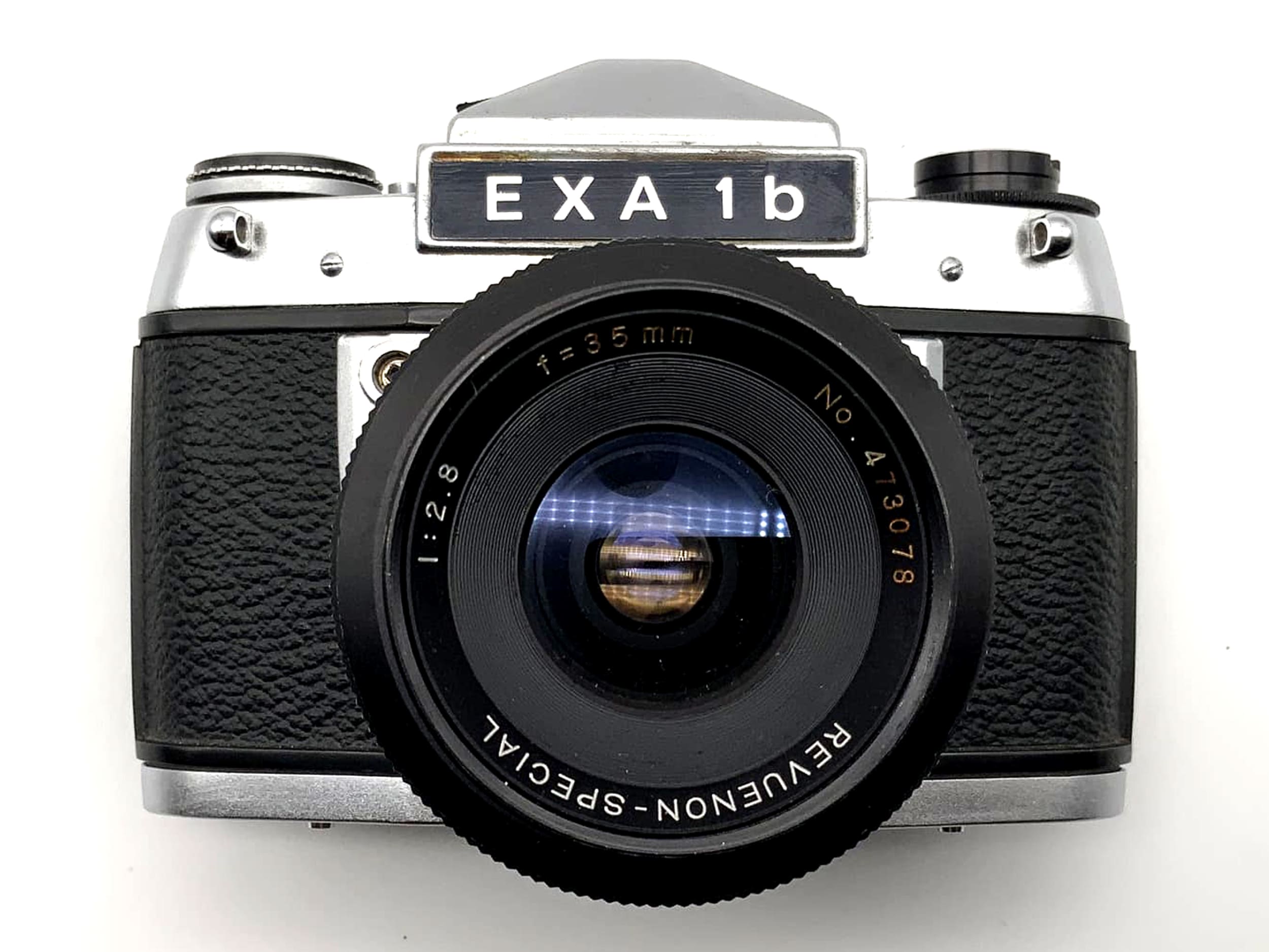 Exakta EXA 1b mit Revuenon 2.8 35mm Objektiv Spiegelreflexkamera 35mm analog