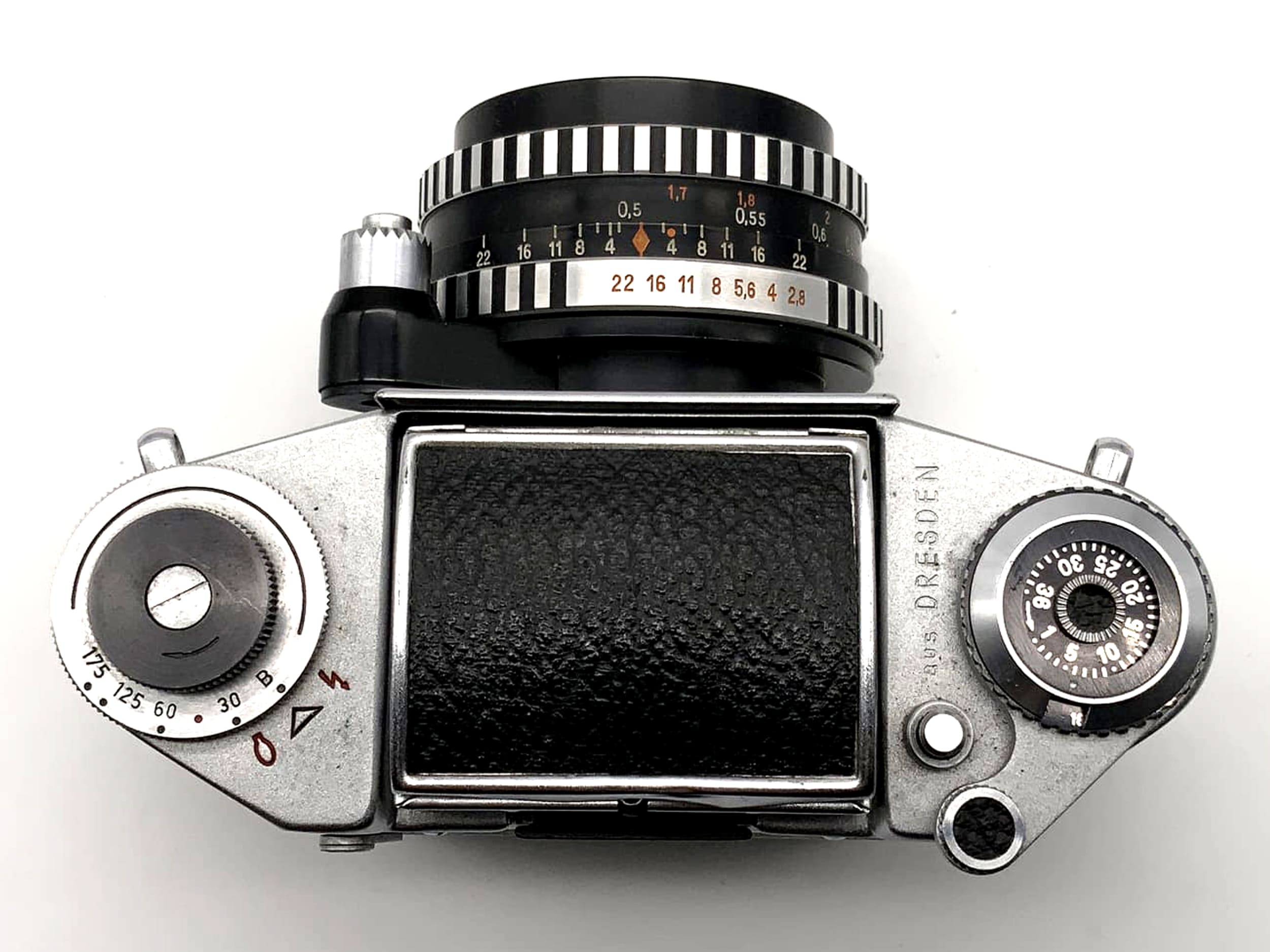 Exakta EXA 1a mit Carl Zeiss Tessar 2.8 50mm Spiegelreflexkamera 35mm analog