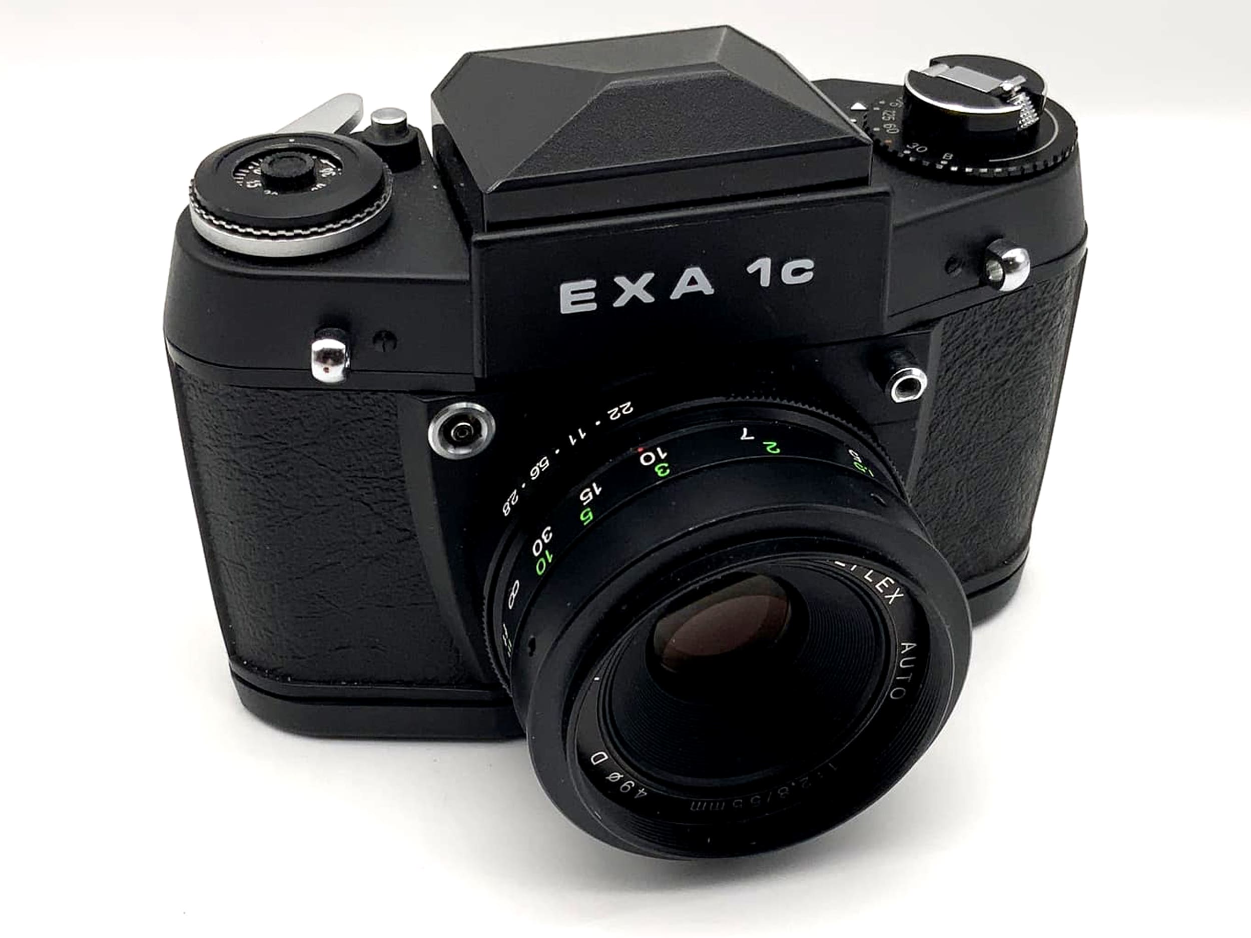 Exakta EXA 1c mit Porst Color Reflex 2.8 55mm Spiegelreflexkamera 35mm analog