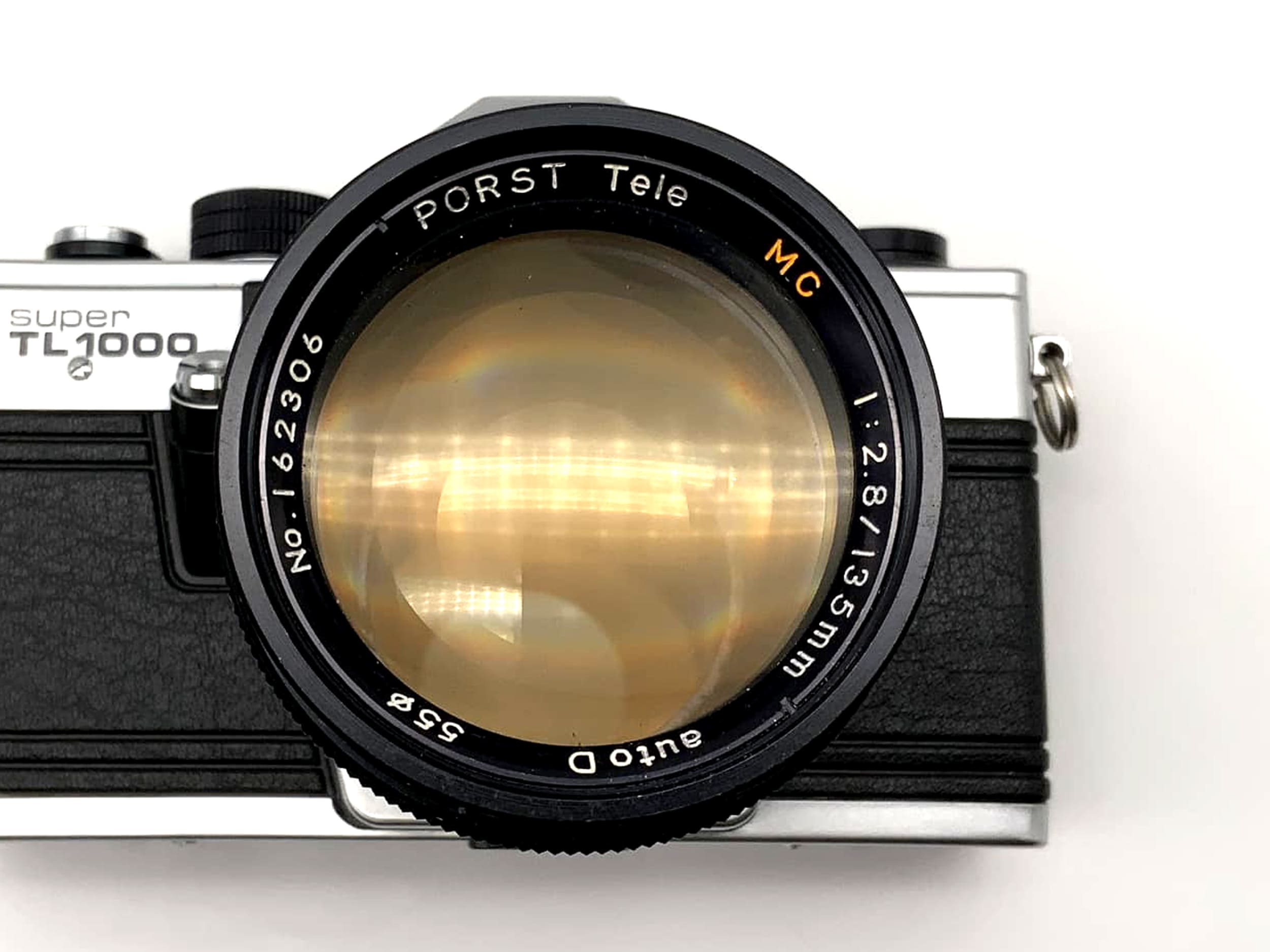 Pentacon Praktica Super TL 1000 mit Porst Tele MC 1:2.8 135mm Objektiv