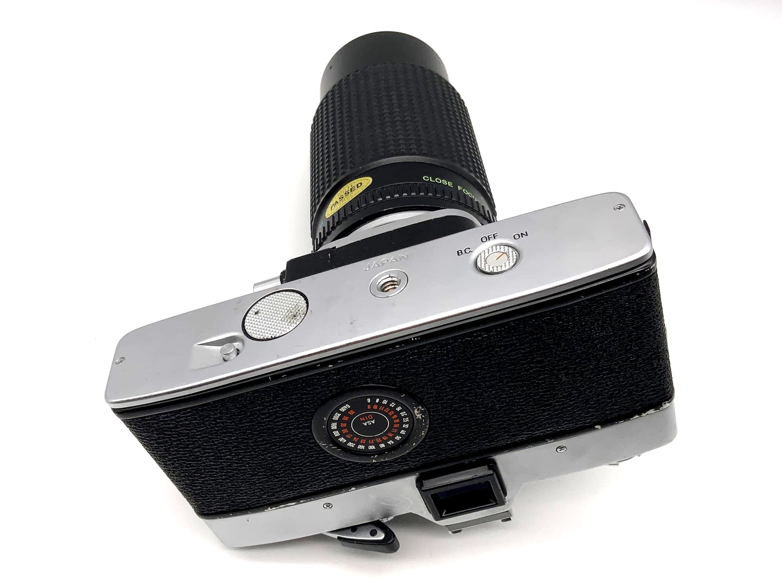 Minolta SRT101 mit Tokina RMC 4.5 80-200mm Spiegelreflexkamera 35mm analog