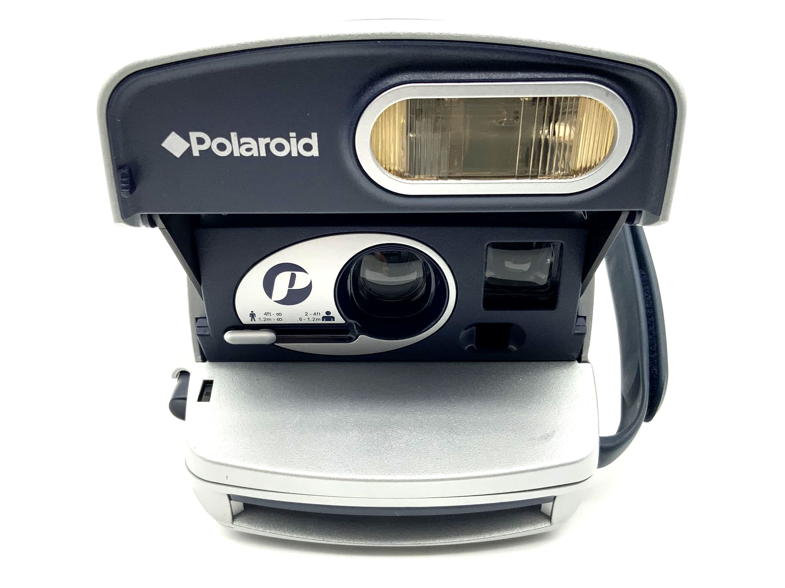 Polaroid P 600 Kompaktkamera silber Instant Kamera Sofortblidkamera