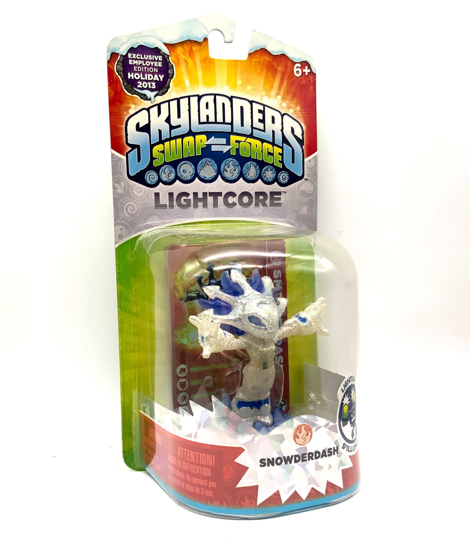 Skylanders Swap Force Snowderdash Lightcore Exclusive Employee Edition 2013 OVP
