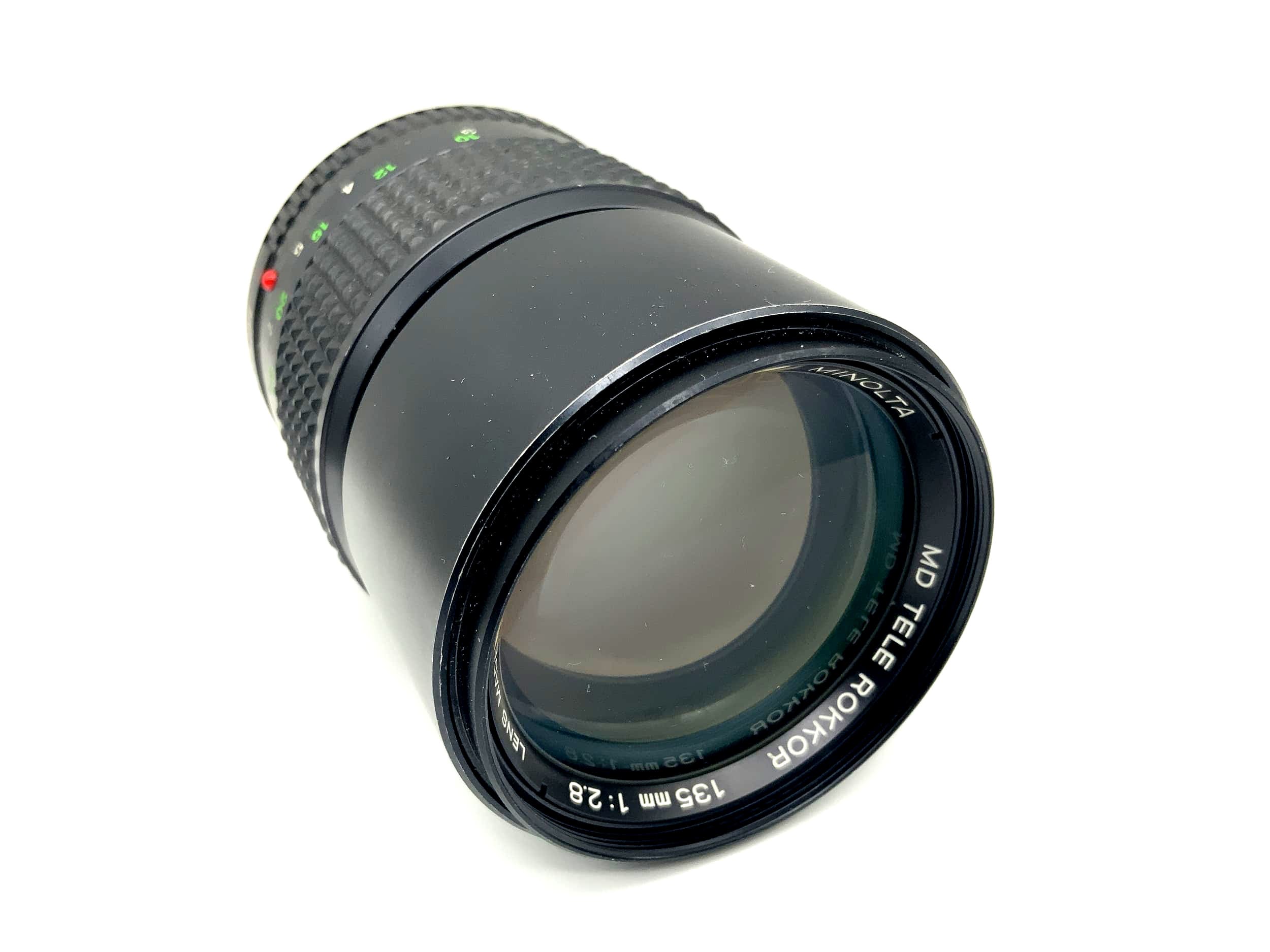 Minolta 135mm 1:2.8 Objektiv MD Tele Rokkor !Pilz! Lens (Minolta MD)