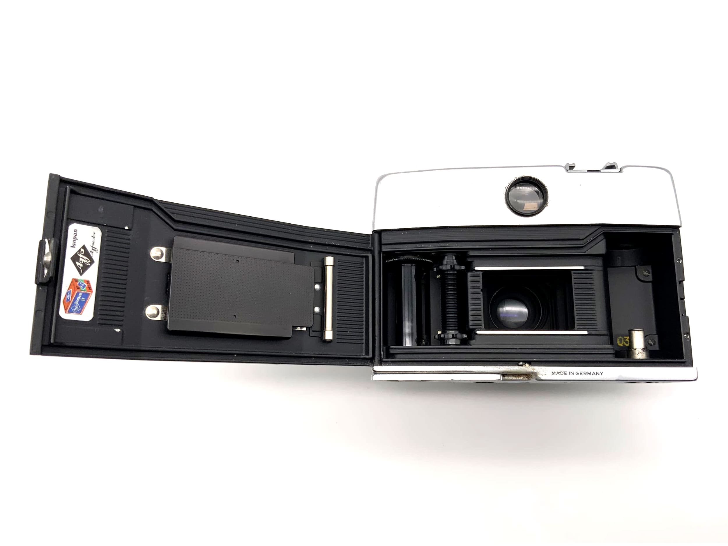 Agfa Optima 500 SN Sucherkamera mit Color Solinar 45mm 1:2.8 35mm Kompaktkamera