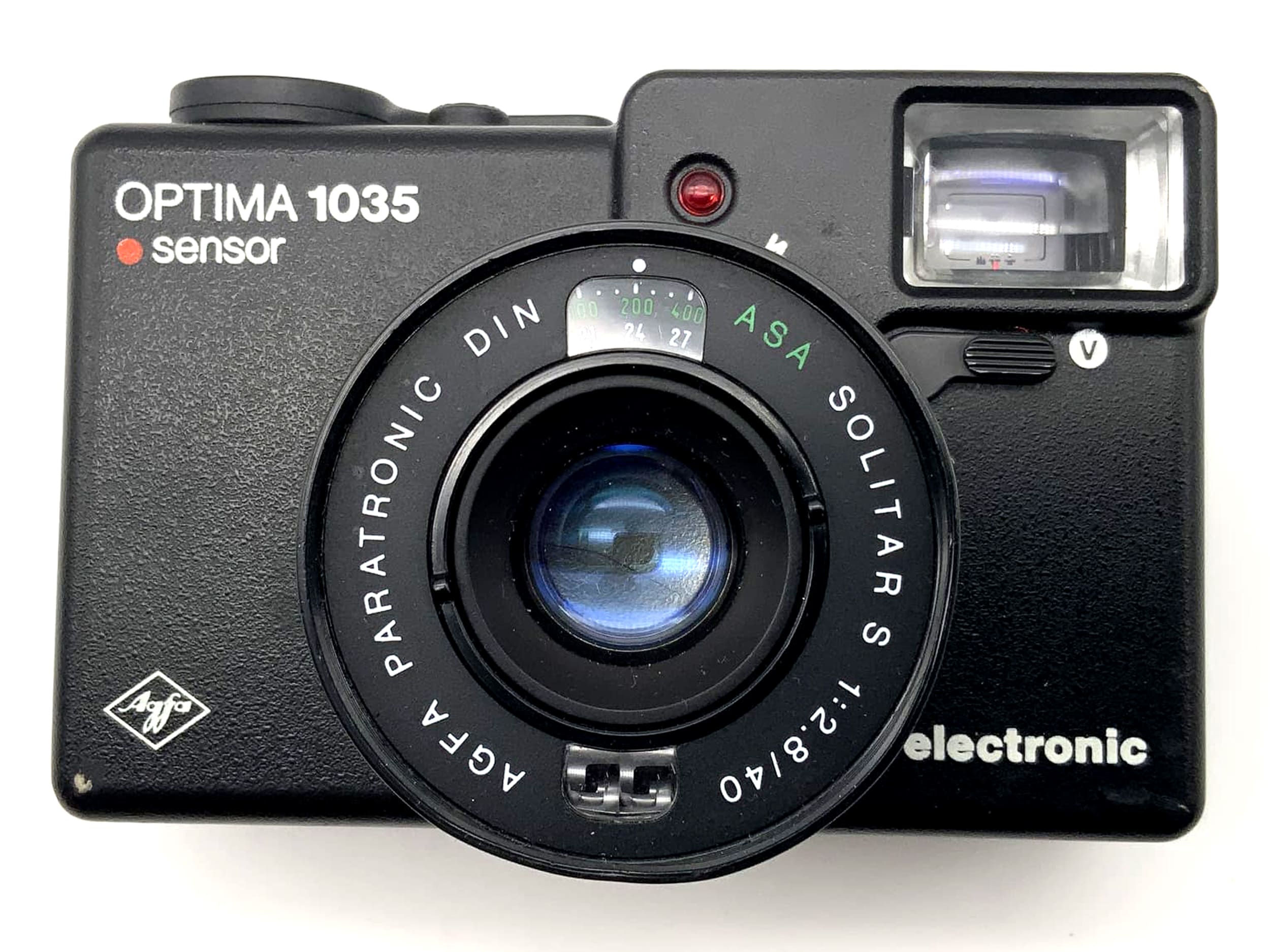 Agfa Optima 1035 sensor Sucherkamera mit Solitar S 40mm 1:2.8 35mm