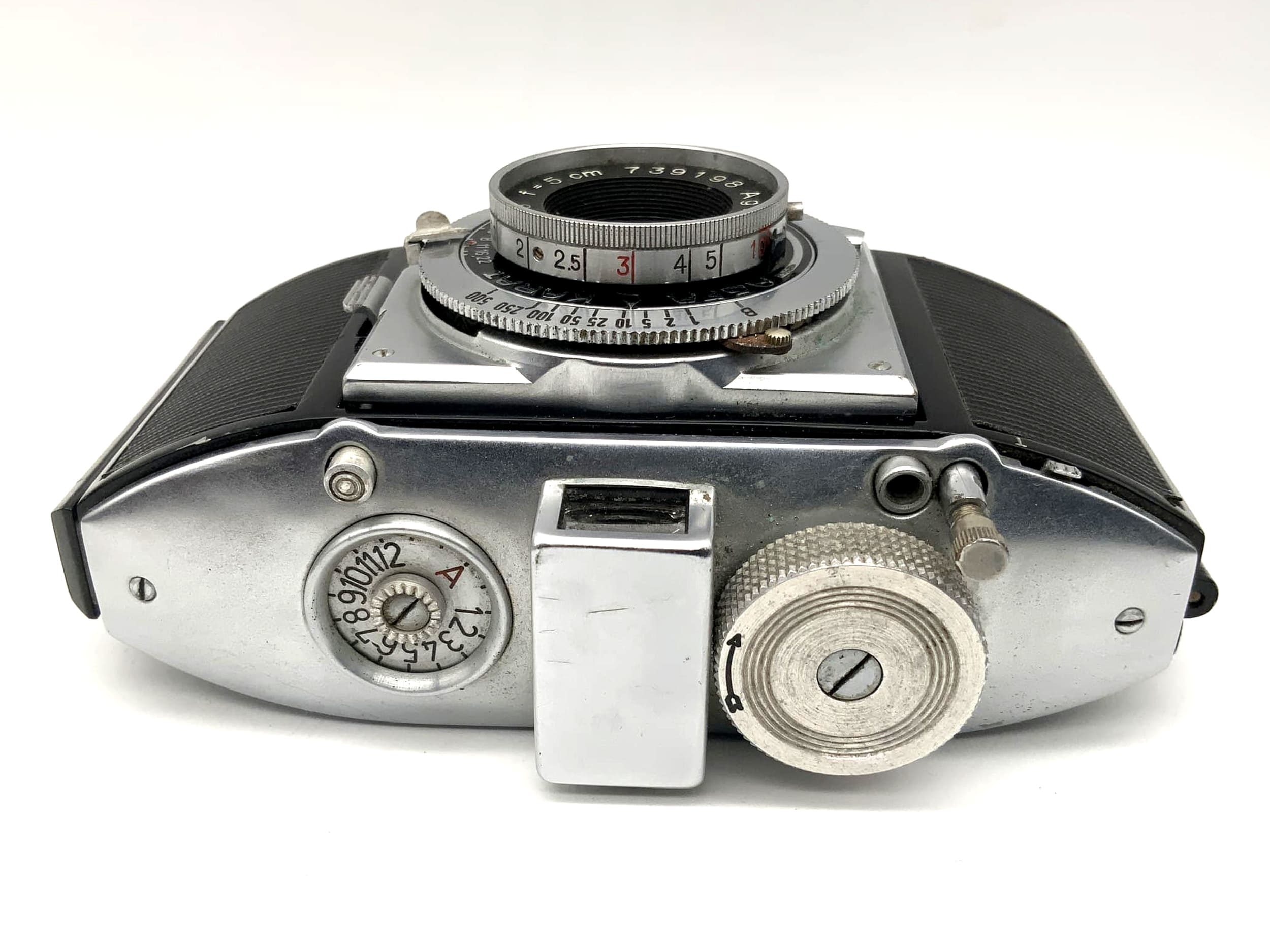 Agfa Karat Sucherkamera mit Solinar 1:3.5 f=5cm Compur Rapid Analogkamera