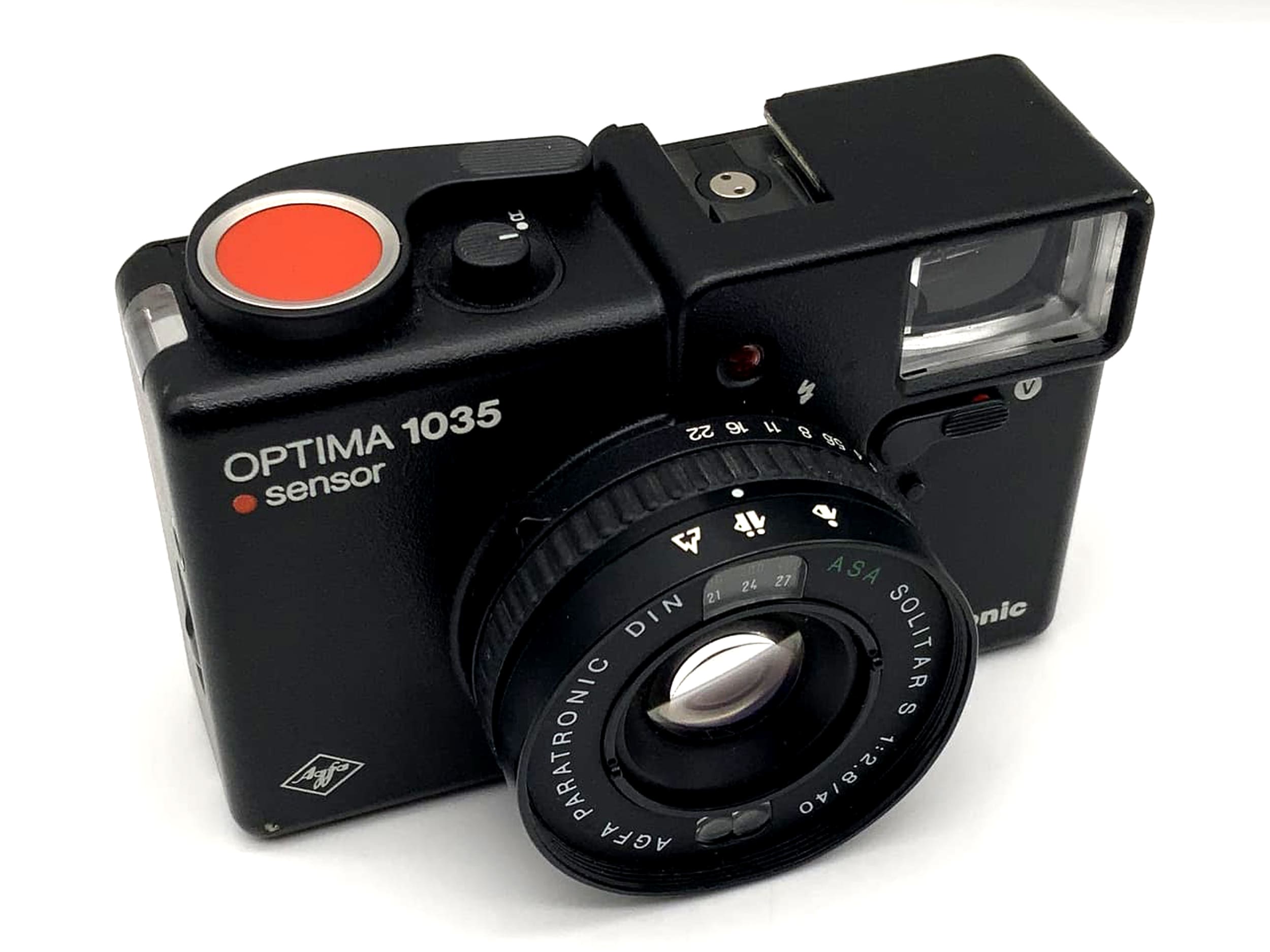 Agfa Optima 1035 sensor Sucherkamera mit Solitar S 40mm 1:2.8 35mm
