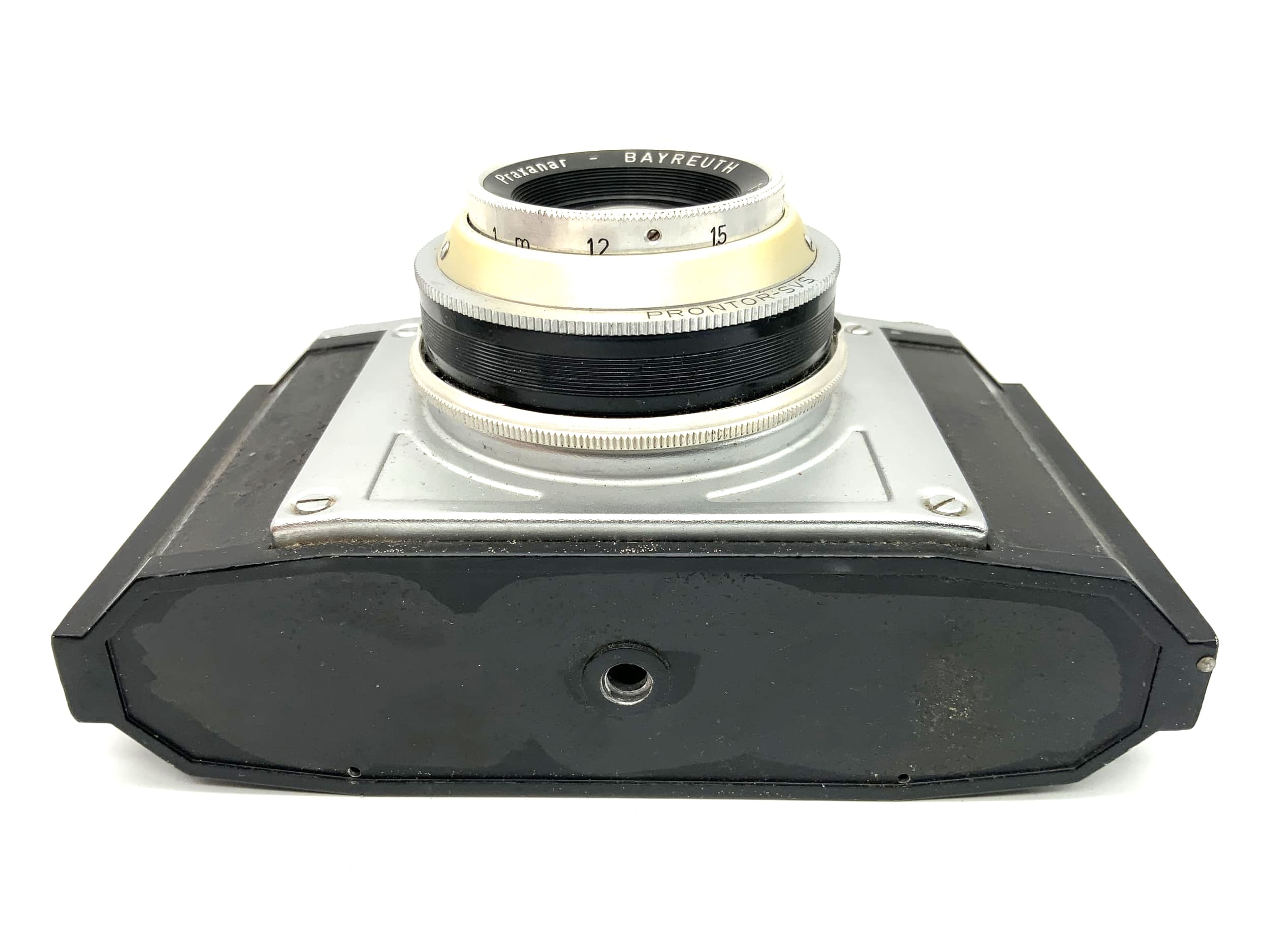 Braun Gloria Sucherkamera mit Praxanar 1:2.9/75 red V Prontor-SVS Analogkamera